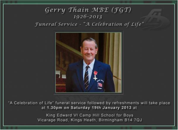 funeral invitation